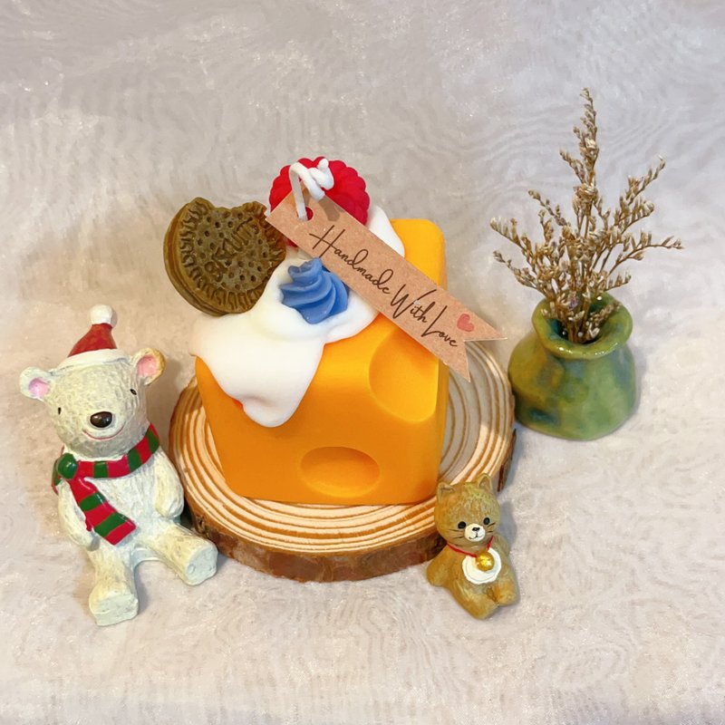 芝士香氛蜡烛 - 蜡烛/烛台 - 蜡 多色