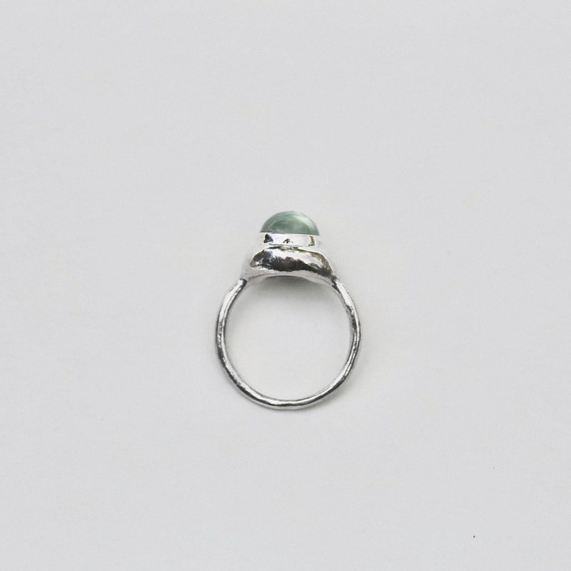 Hope create ring 希望产物 戒指 镶葡萄石-Prehnite - 戒指 - 水晶 绿色