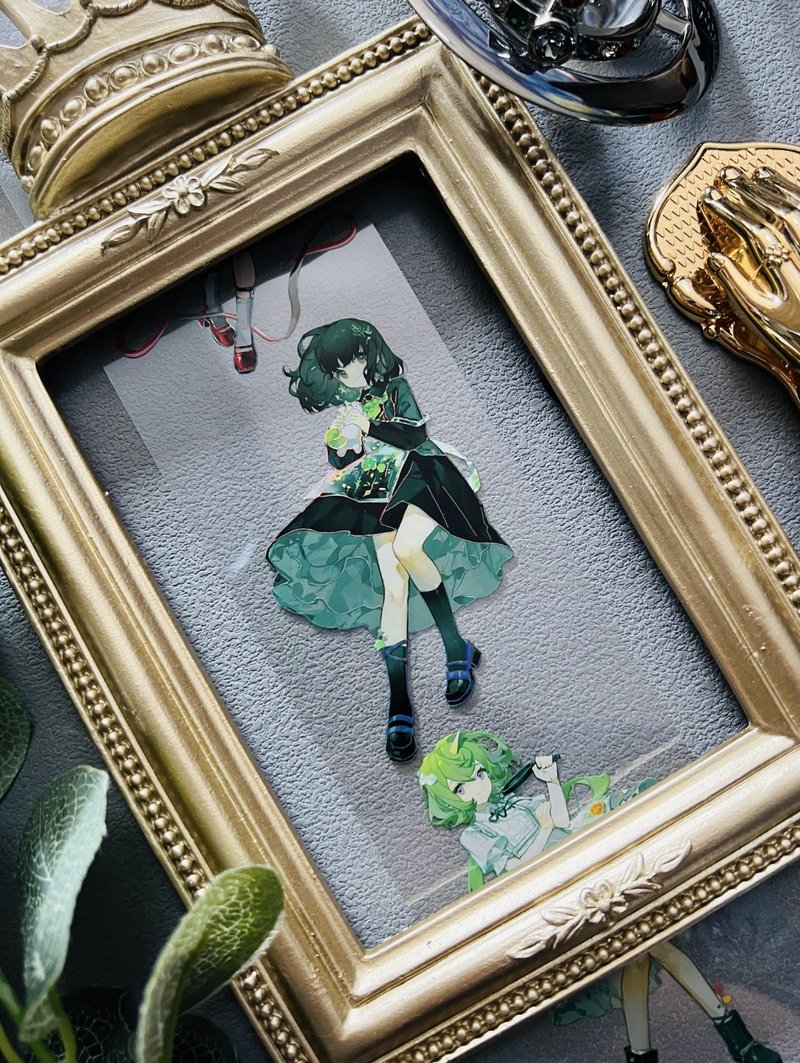 冷徹 小魔仙 みこ PET 紙膠帶 10米卷 - 纸胶带 - 其他材质 多色