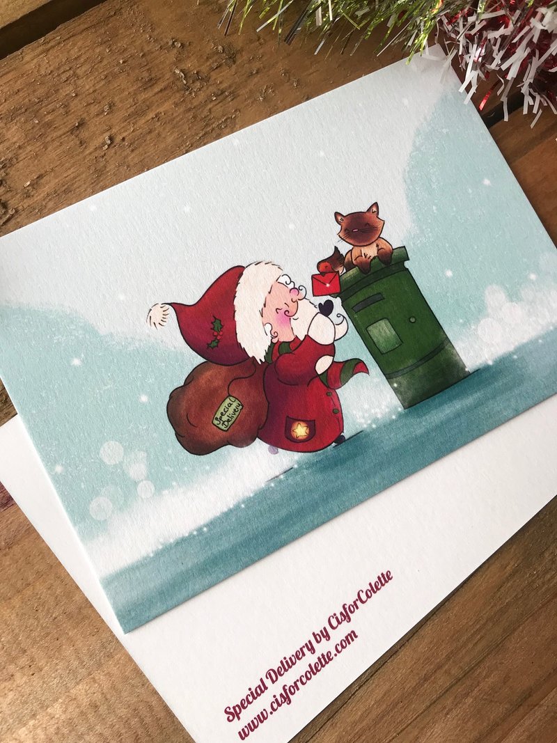 Special Delivery - 卡片/明信片 - 纸 绿色