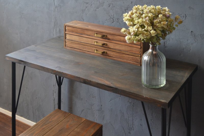 0310mito 日本产桧木收纳盒 分格收纳 药盒收纳 饰品收纳 书桌收纳 - 收纳用品 - 木头 咖啡色