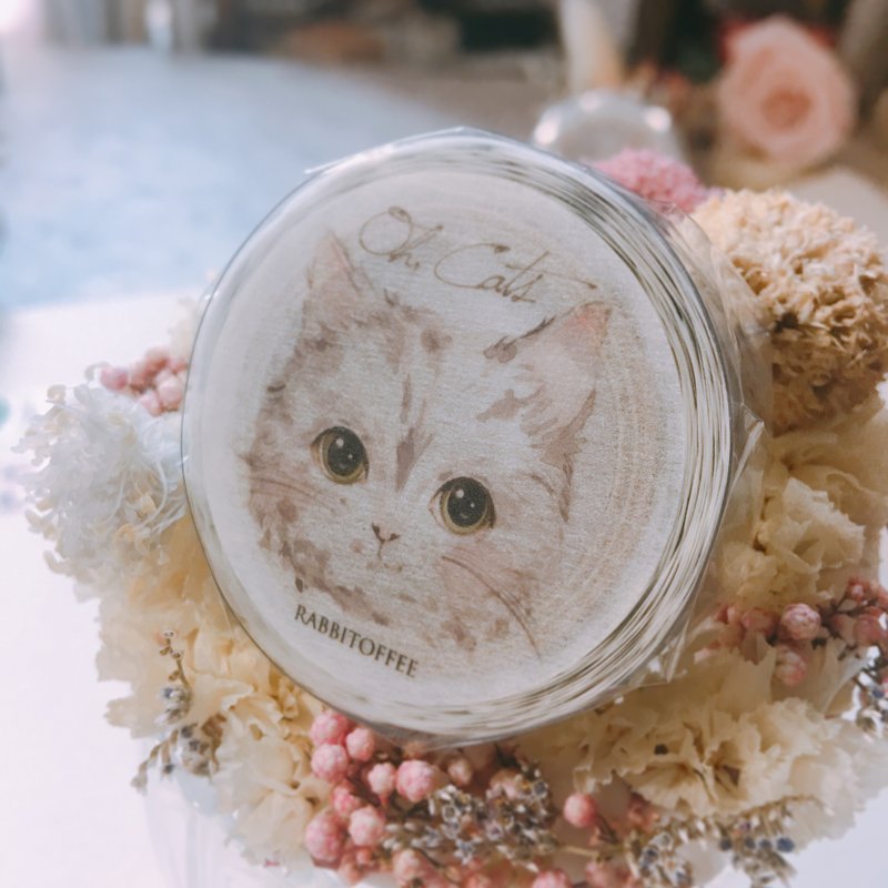 Rabbitoffee Masking Tape (Season 2 No.4) Oh, Cats - 纸胶带 - 纸 