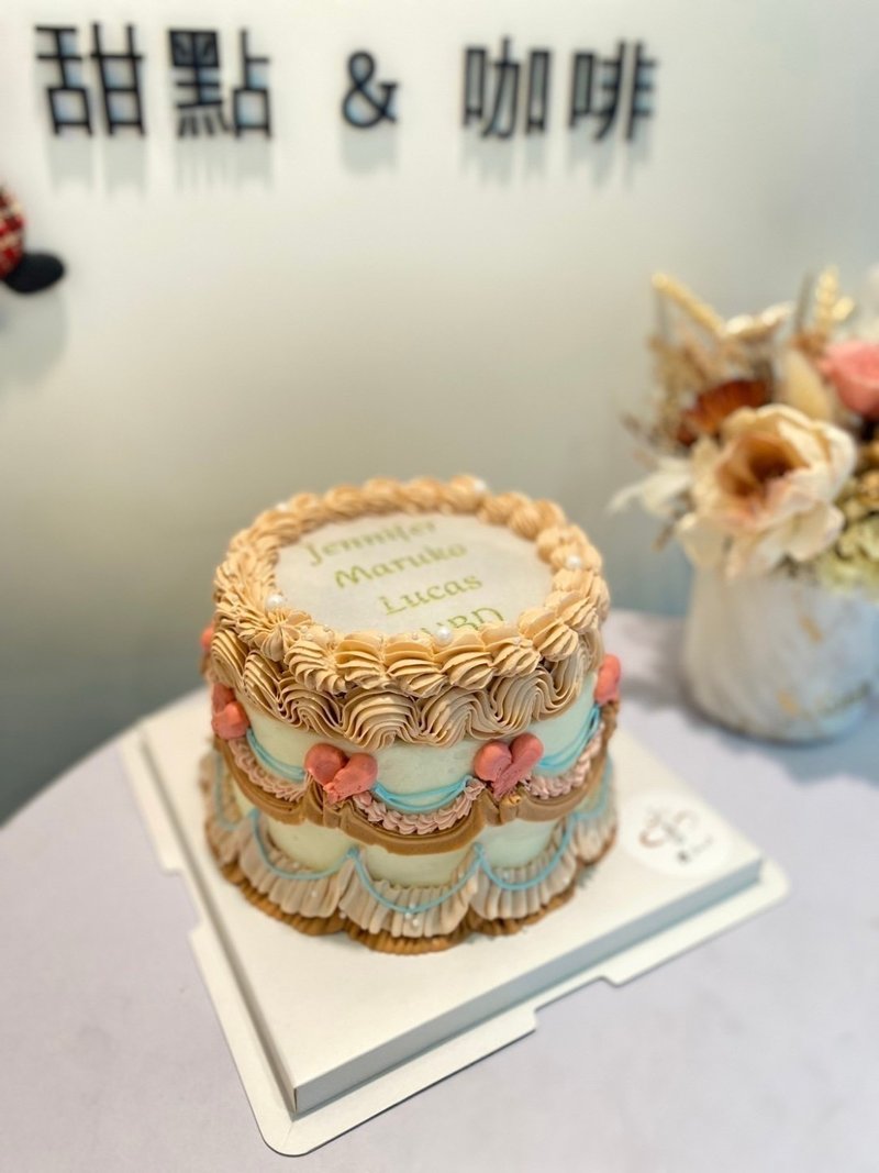 火焰燃烧蛋糕 好朋友庆生 定制化 绘图蛋糕 网美蛋糕 铄甜点 自取 - 蛋糕/甜点 - 新鲜食材 