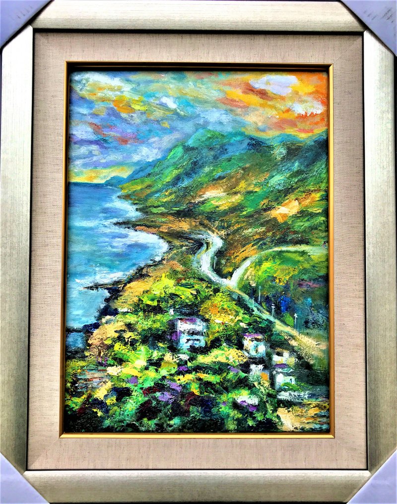 印象派手工油画 海岸风情 包邮  挂画壁画 装饰画 疗愈画 背景画 - 海报/装饰画/版画 - 棉 多色