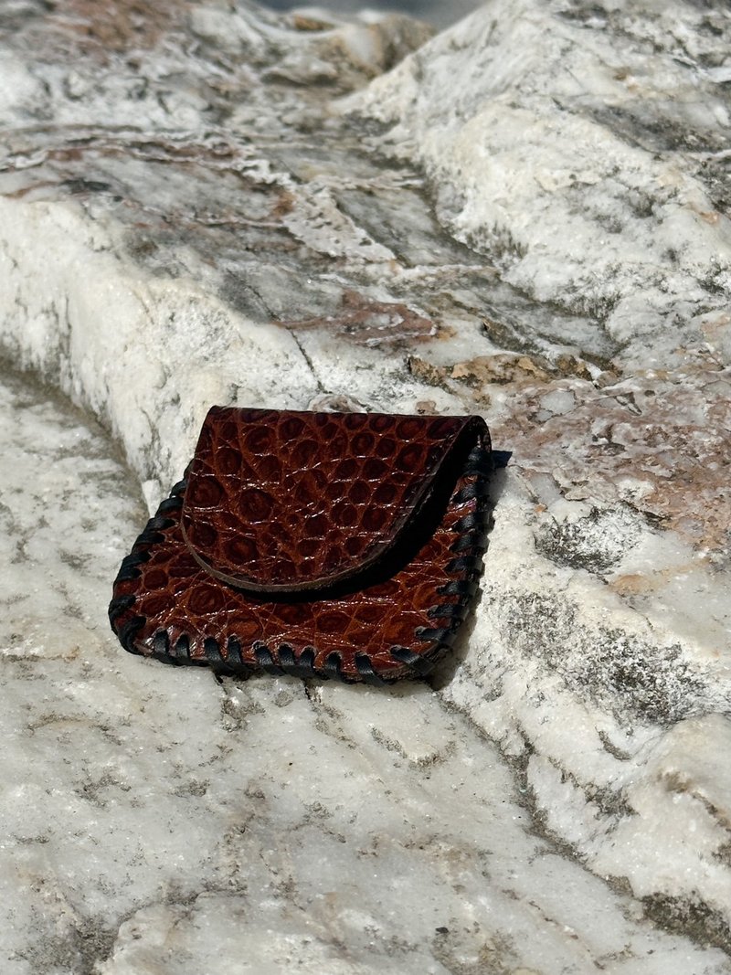 Manzoku | 可订制 | 纯手工皮革缝制 | 牛皮零钱包 | 收纳包 - 皮夹/钱包 - 真皮 