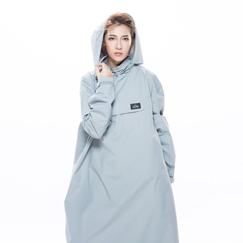 (完售)【MORR】PostPosi反穿雨衣【纽约灰】-机车族专用机能雨衣 - 雨伞/雨衣 - 防水材质 灰色