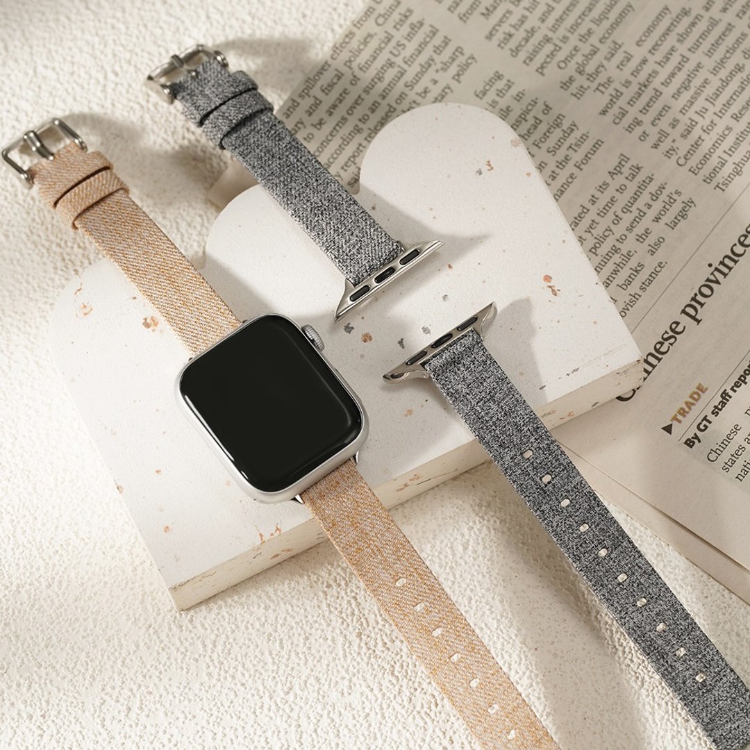 Apple watch - 【初春色系】细帆布 苹果表带 - 表带 - 其他材质 