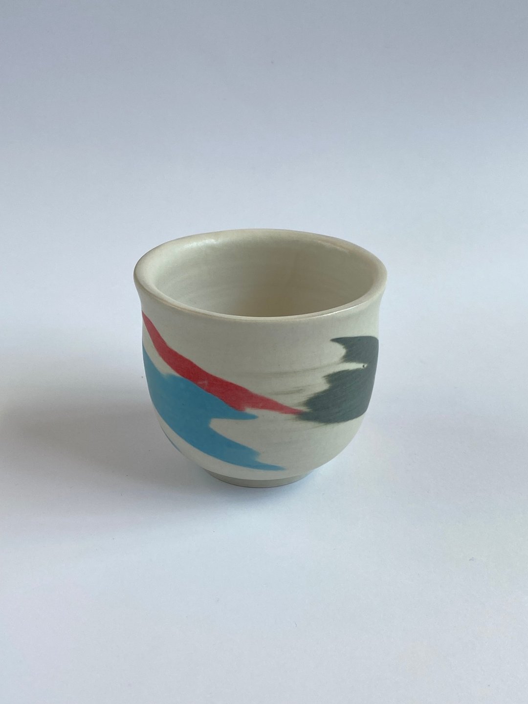 手拉坏 云彩杯 - 茶具/茶杯 - 瓷 