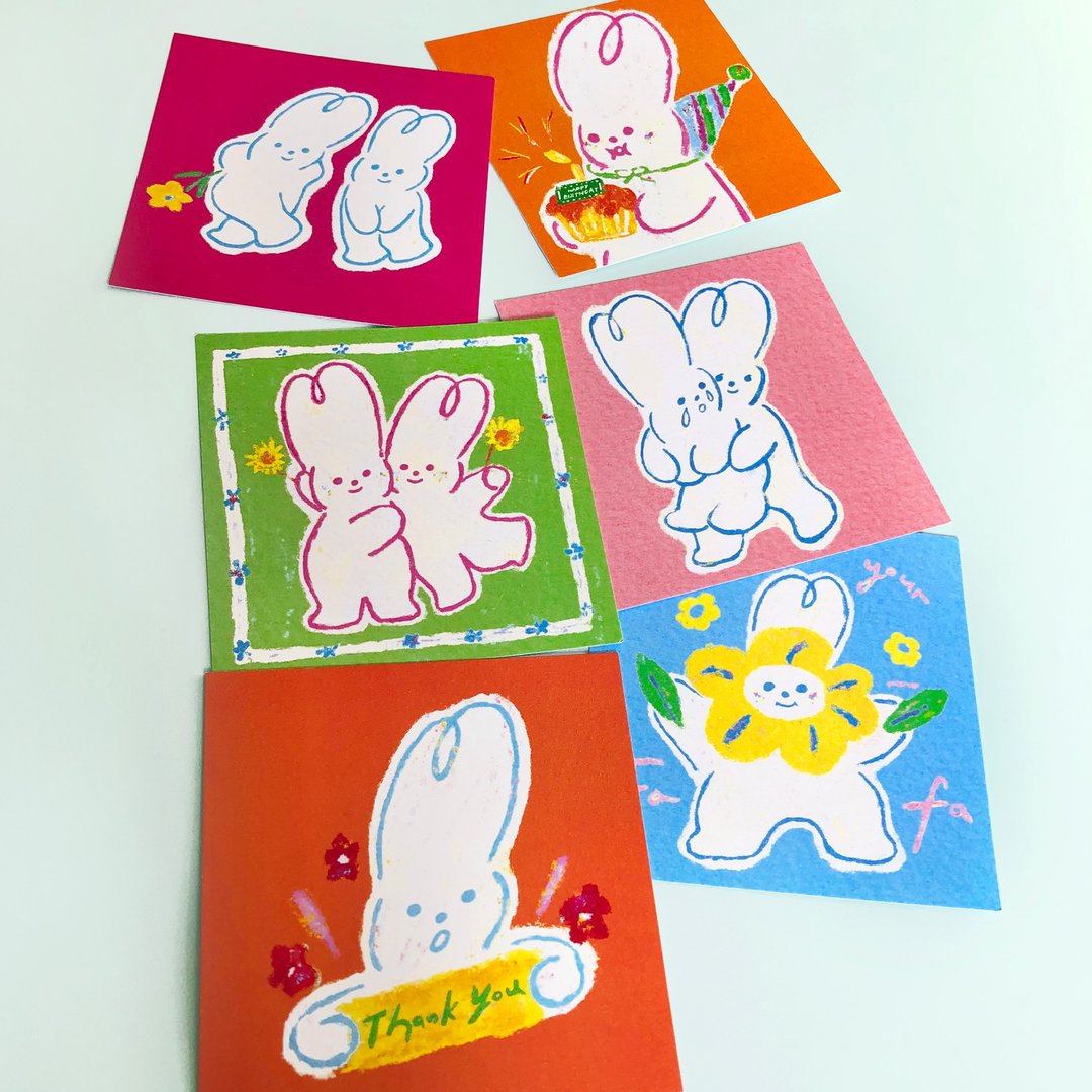 【Shuku】Postcard 明信片 - 卡片/明信片 - 纸 多色