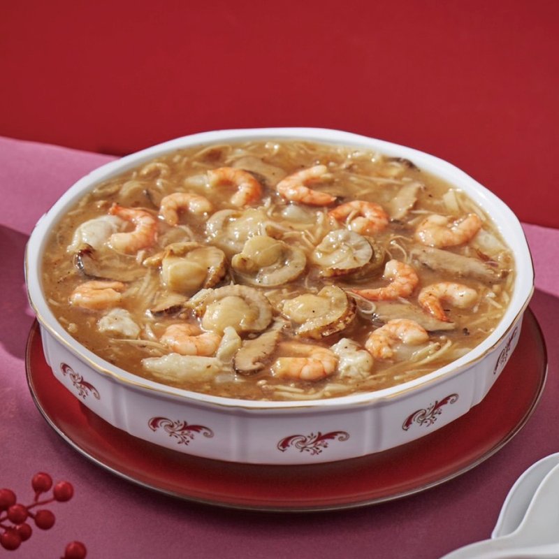 【锦霞楼】经典海鲜羹礼盒-600g(固形物225g)/2入 - 其他 - 其他材质 红色