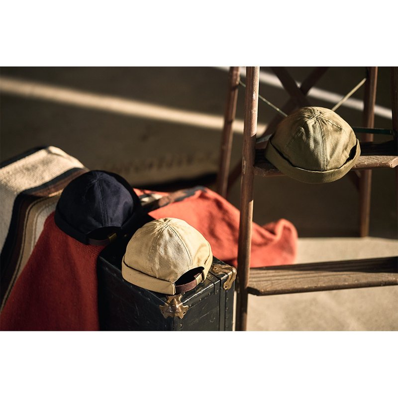 Roll Cap - 帽子 - 棉．麻 