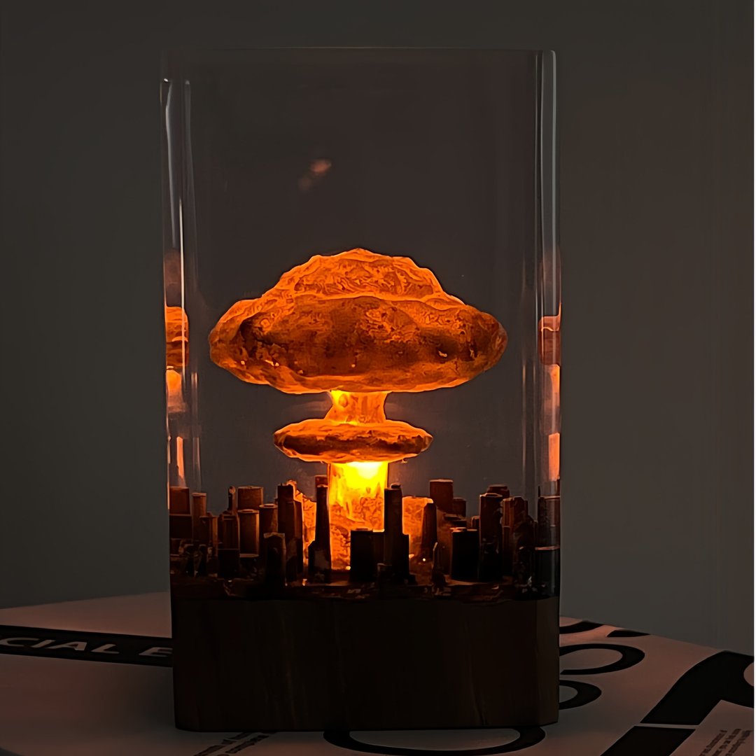 奥本海默原子弹爆炸场景|创意手工装饰灯 - 灯具/灯饰 - 树脂 