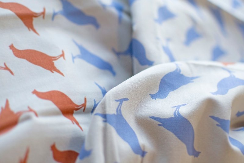 宽幅平织印花棉布/台湾八哥5号/灰棕紫褐 - 编织/刺绣/羊毛毡/裁缝 - 棉．麻 