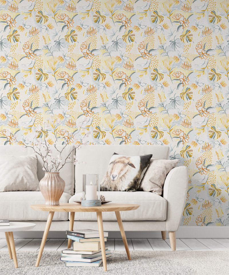 【老朋友限定礼】原创壁贴 | 清漾园地(5/10/20片装) - 墙贴/壁贴 - 其他材质 橘色