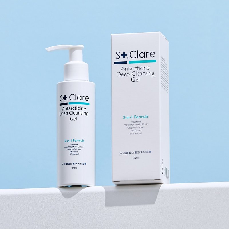 St.Clare 圣克莱尔 冰河醣蛋白极净洗卸凝露120ml 洗卸二合一 - 脸部清洁/卸妆用品 - 其他材质 白色