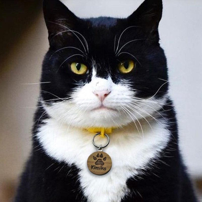 汪喵小圆木-宠物吊牌、钥匙圈 - 其他 - 木头 