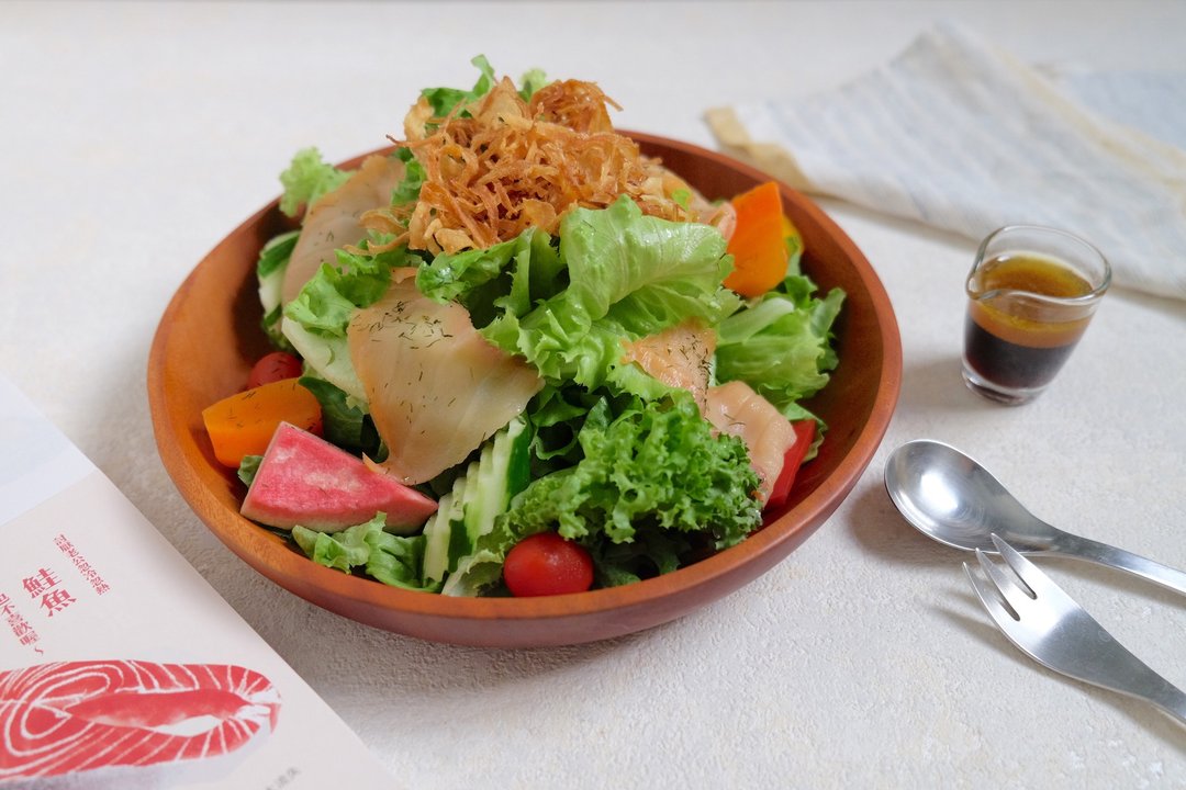 【轻饮食指南】时萝熏鲑鱼/佐蜂蜜柠檬油醋 - 熟食小吃 - 新鲜食材 绿色