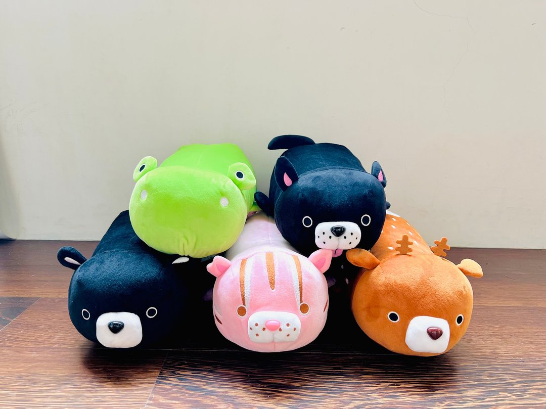 Taiwanimal 湾A麻吉_绒毛玩偶(趴姿41cm) - 玩偶/公仔 - 聚酯纤维 多色