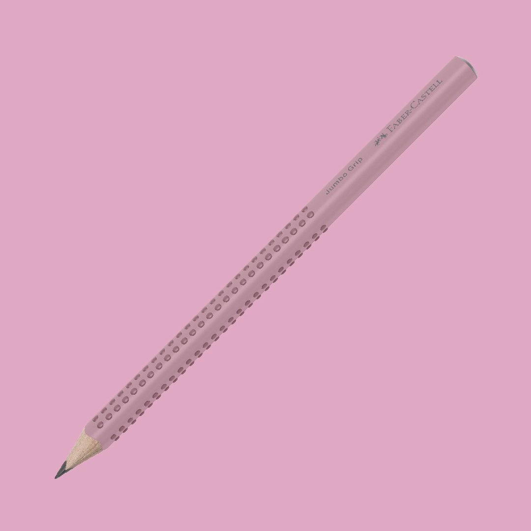Faber Castell  JUMBO 握得住铅笔B-暗粉色-一盒12入 - 铅笔/自动铅笔 - 木头 粉红色