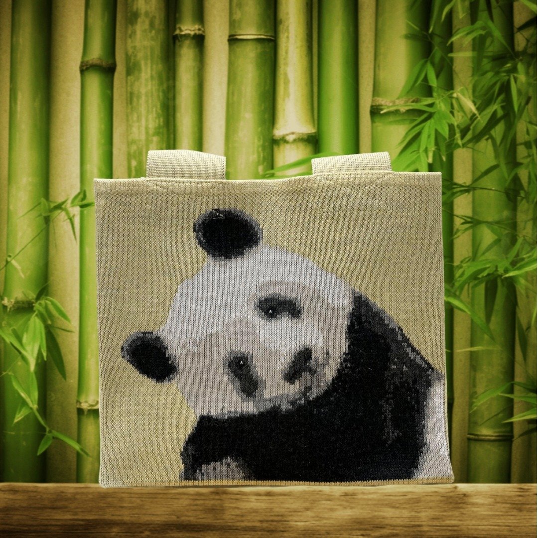 Loxe 香港制造 Tote Bag 手提包 The Panda 熊猫 - 手提包/手提袋 - 棉 