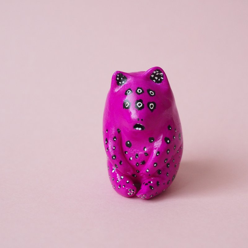 Unwell fox - 玩偶/公仔 - 粘土 紫色