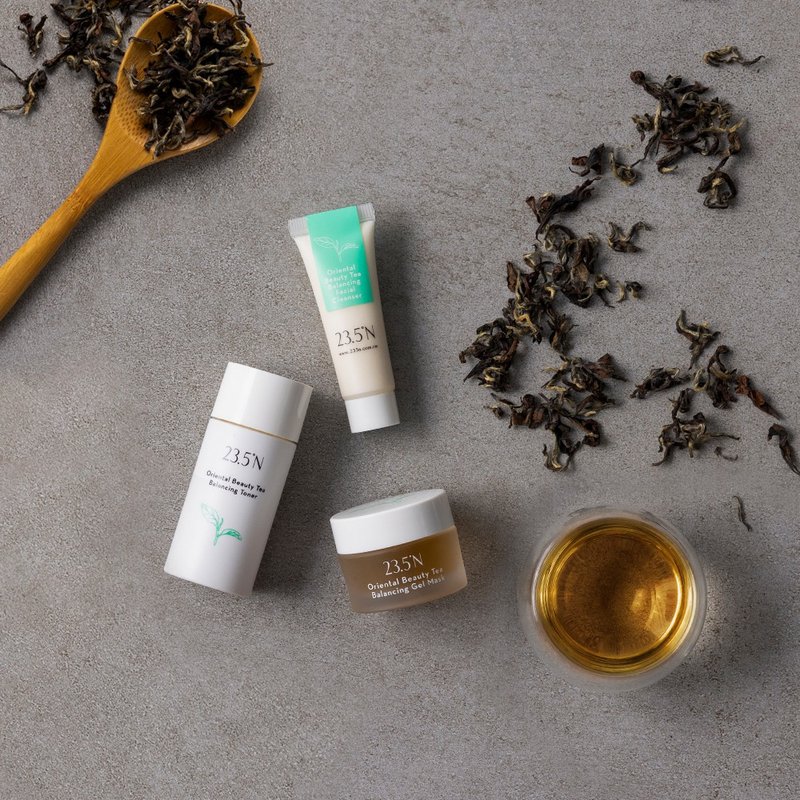东方美人茶控油14日体验组│净化毛控。油脂调理 - 旅行套装 - 其他材质 咖啡色