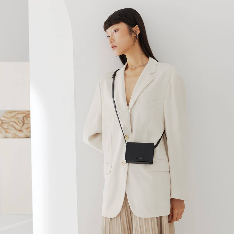 新品上市！DA30 Tiny - 黑色 (极简皮革包) - 皮夹/钱包 - 真皮 