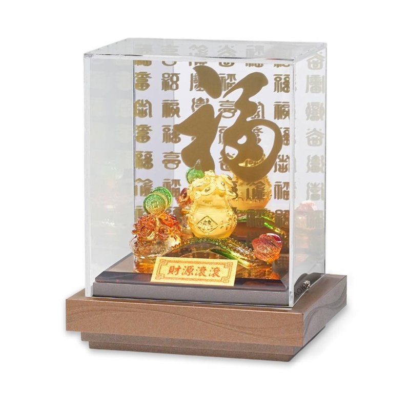 【AOKI青木】纯金9999黄金一桶金摆件 财源滚滚 金重0.13钱 - 满月礼盒 - 24k 金 金色