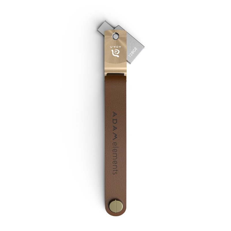 ROMA 128GB USB-C 高速读写旋转随身碟 金 - U盘 - 其他金属 金色