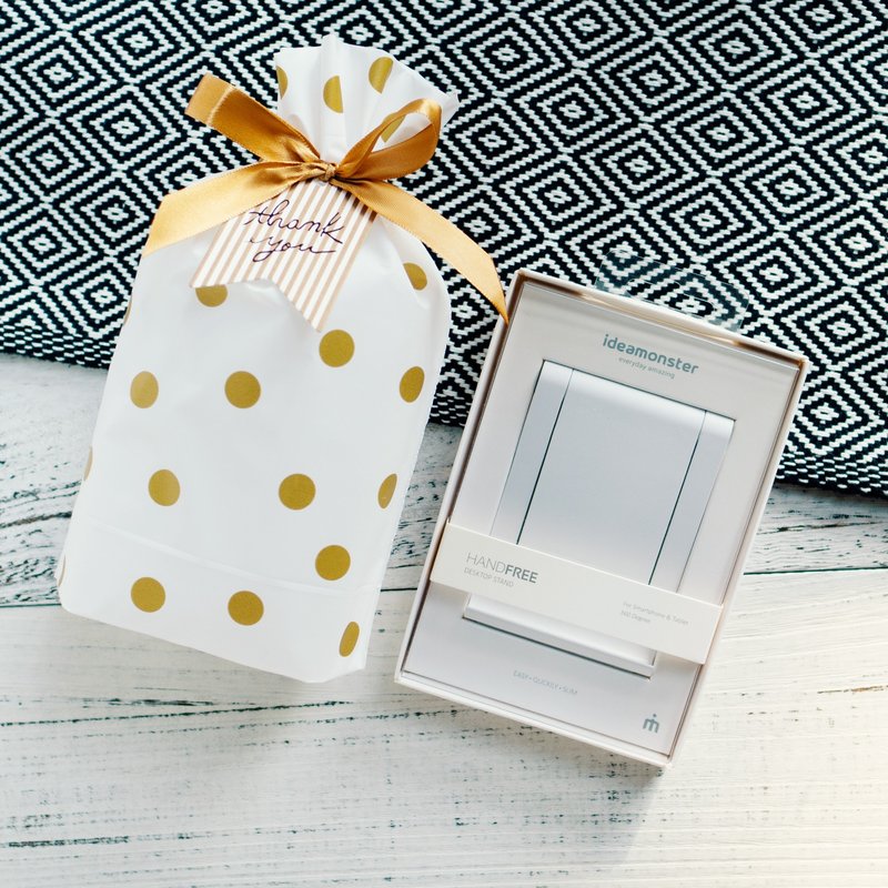 HandFree 手机桌面支架 | 轻薄随身携带 - 手机座/防尘塞 - 塑料 多色