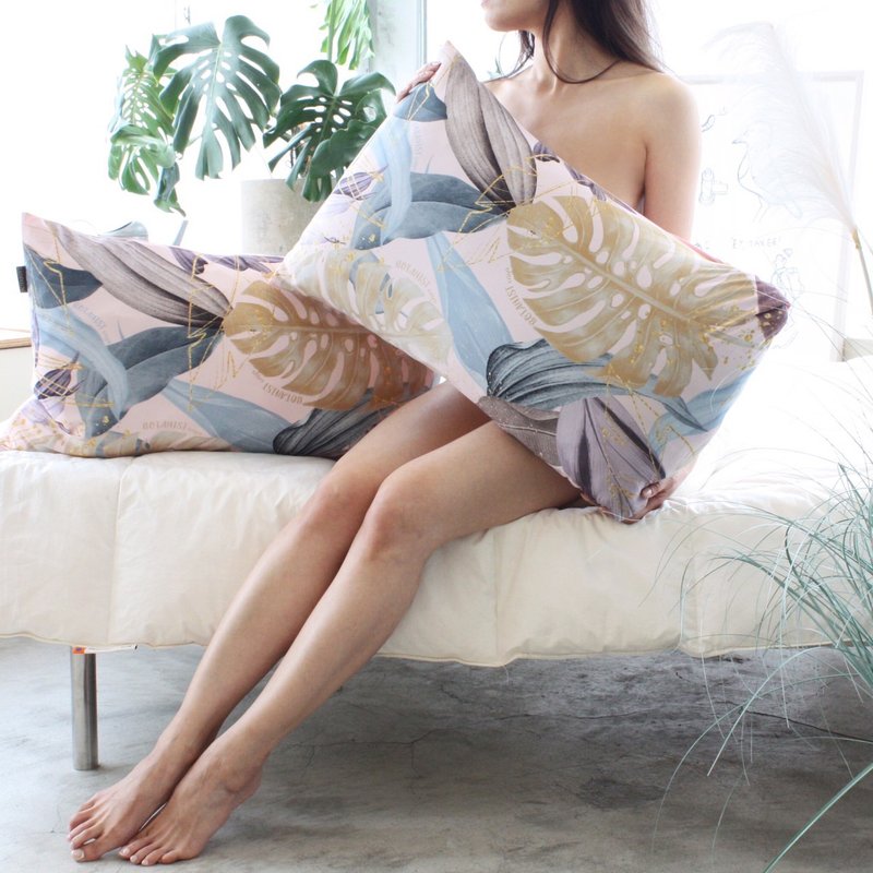 春之胭粉 BOTANIST植物学家舒适凉感枕套 (单片装) - 寝具 - 其他材质 粉红色