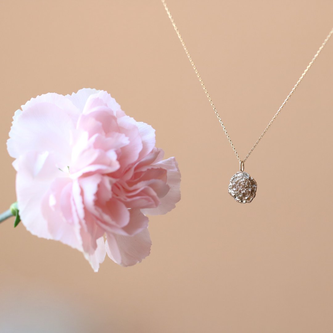 Carnation Pendant Top - 项链 - 其他金属 金色
