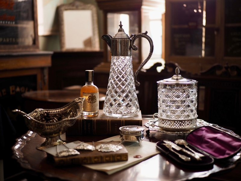 英国纯银酒壶 - 摆饰 - 纯银 银色