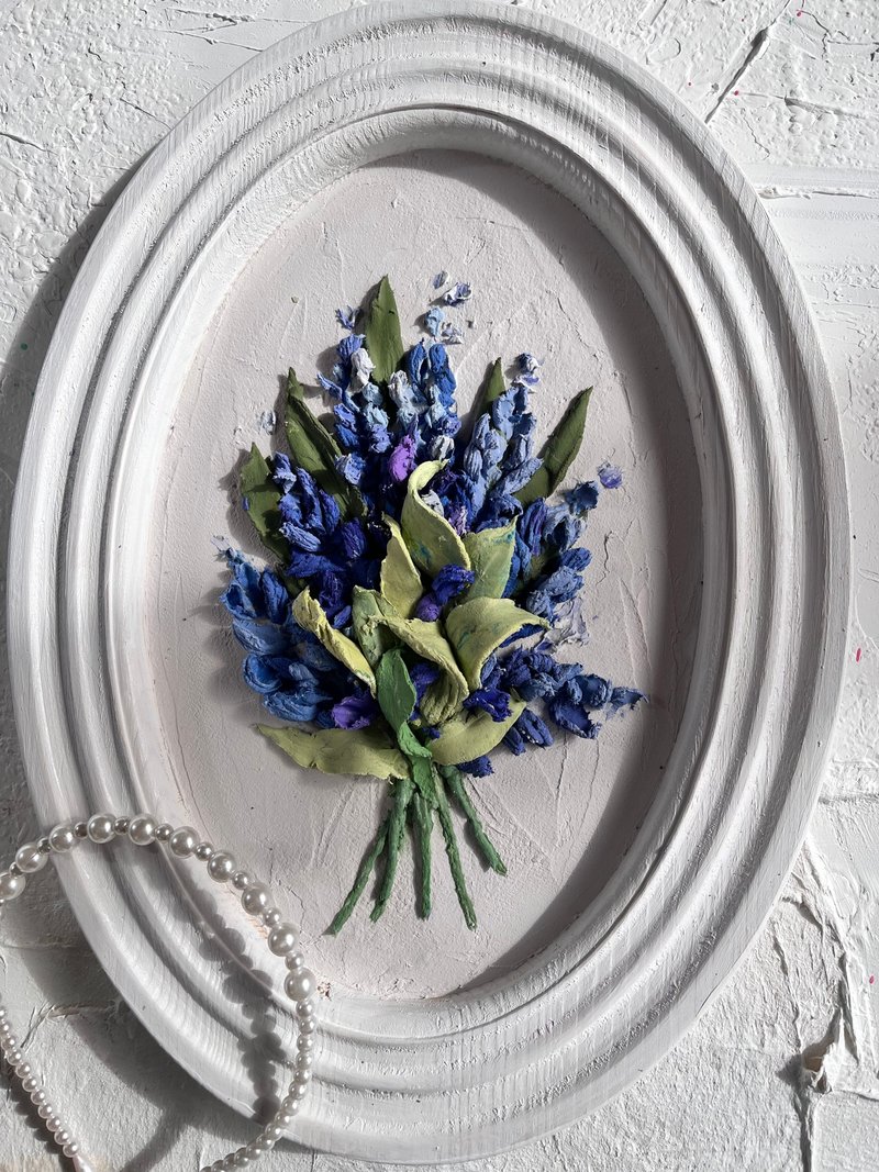 丁香画 花卉雕塑画 3d 绘画 - 墙贴/壁贴 - 压克力 紫色