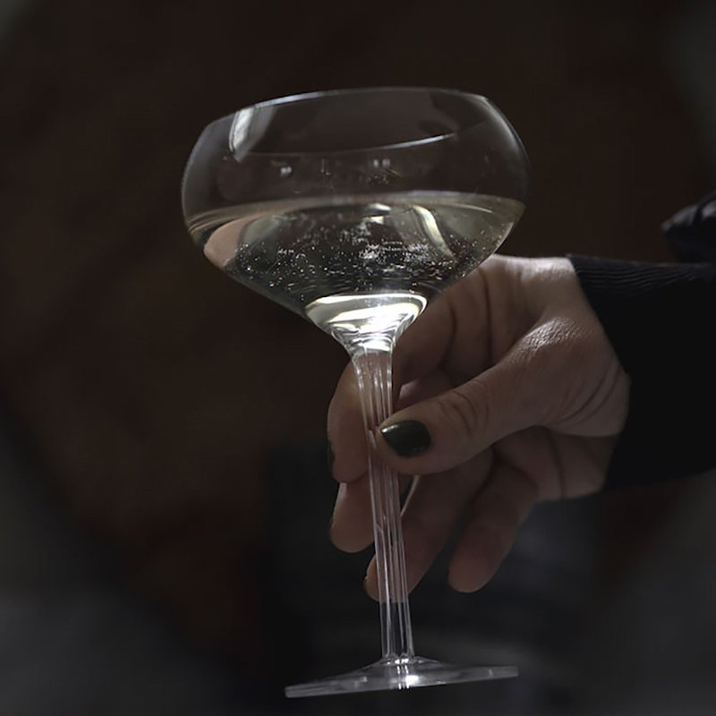 saga 宽口香槟酒杯270ml 2入 - 酒杯/酒器 - 玻璃 
