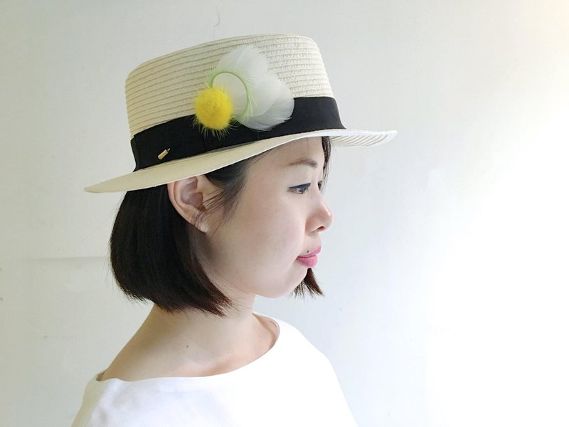 【饰品系列】海德公园奇遇-水貂球胸/帽针 - 胸针 - 其他材质 多色