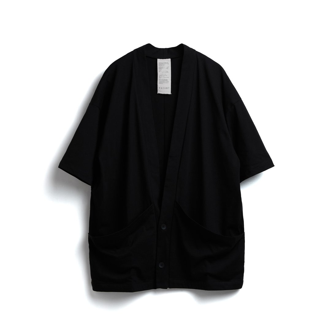 Cardigan - 男装外套 - 棉 黑色