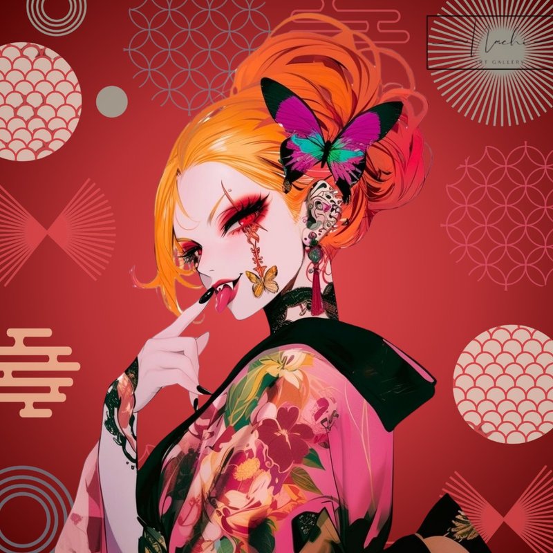 NaChi 原创贴纸【天井尝】 - 贴纸 - 纸 粉红色