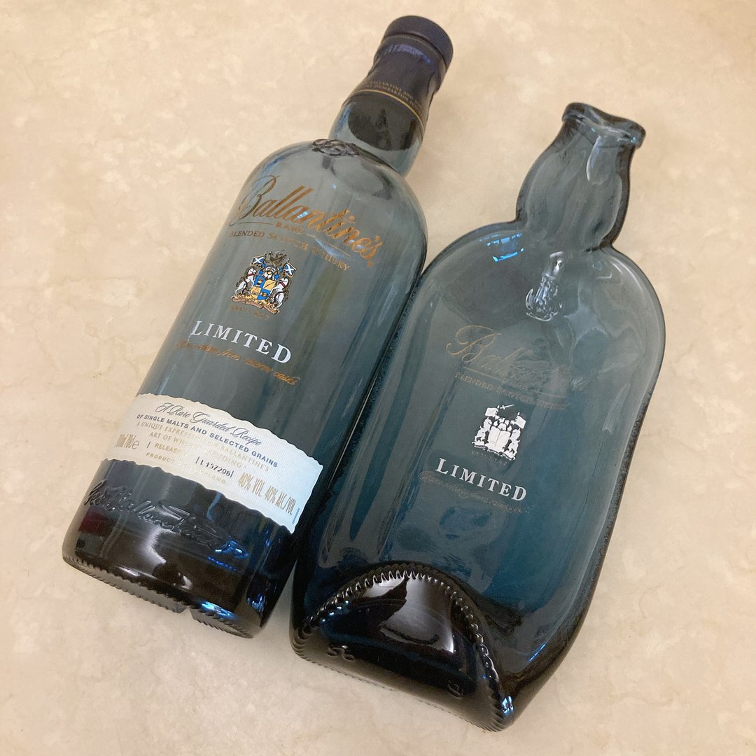 限量 百龄坛 LIMITED 烟灰色珍藏威士忌 - 盘子/餐盘/盘架 - 玻璃 