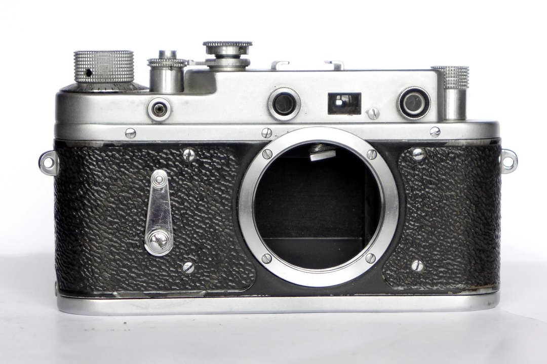 Zorki-2C 2S rangefinder film camera 35 mm M39 mount USSR KMZ body - 相机 - 其他金属 银色