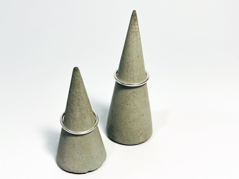 圈型戒【RSB1010】纯银手工戒.男戒.女戒.对戒 - 戒指 - 纯银 银色