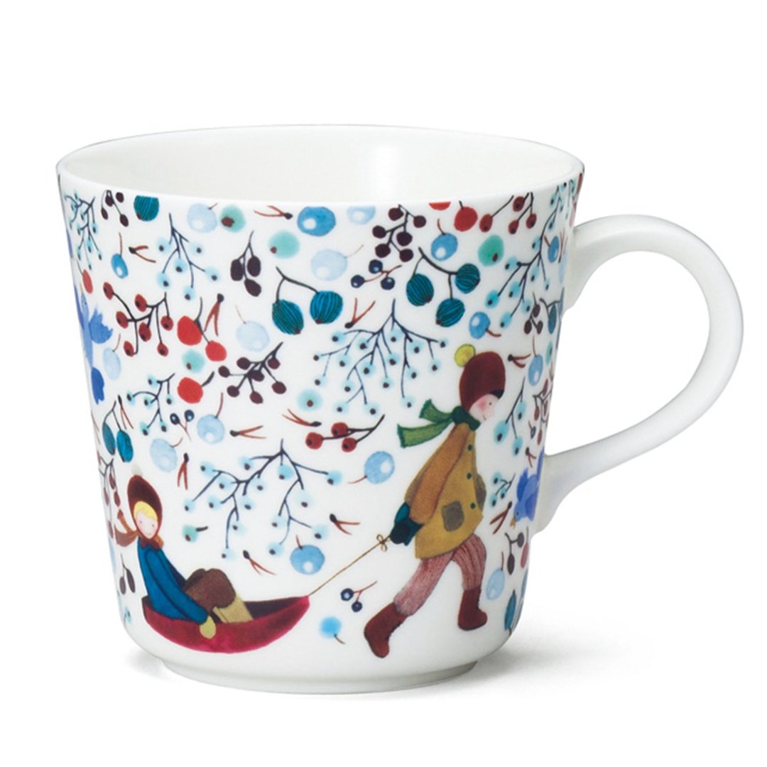 Anna Emilia设计师系列骨瓷马克杯(SEASON'S GREETINGS) - 咖啡杯/马克杯 - 瓷 多色
