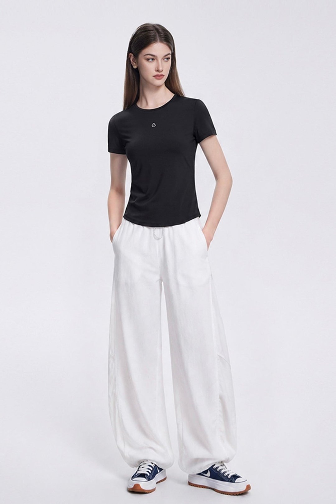 UPF 40+ Aella Pants - 女装运动裤 - 尼龙 白色