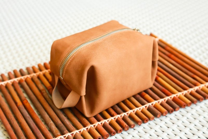 纸汽球 小牛皮收纳包, 化妆包, 杂物包, 刻字服务, 定制化礼物 - 化妆包/杂物包 - 真皮 