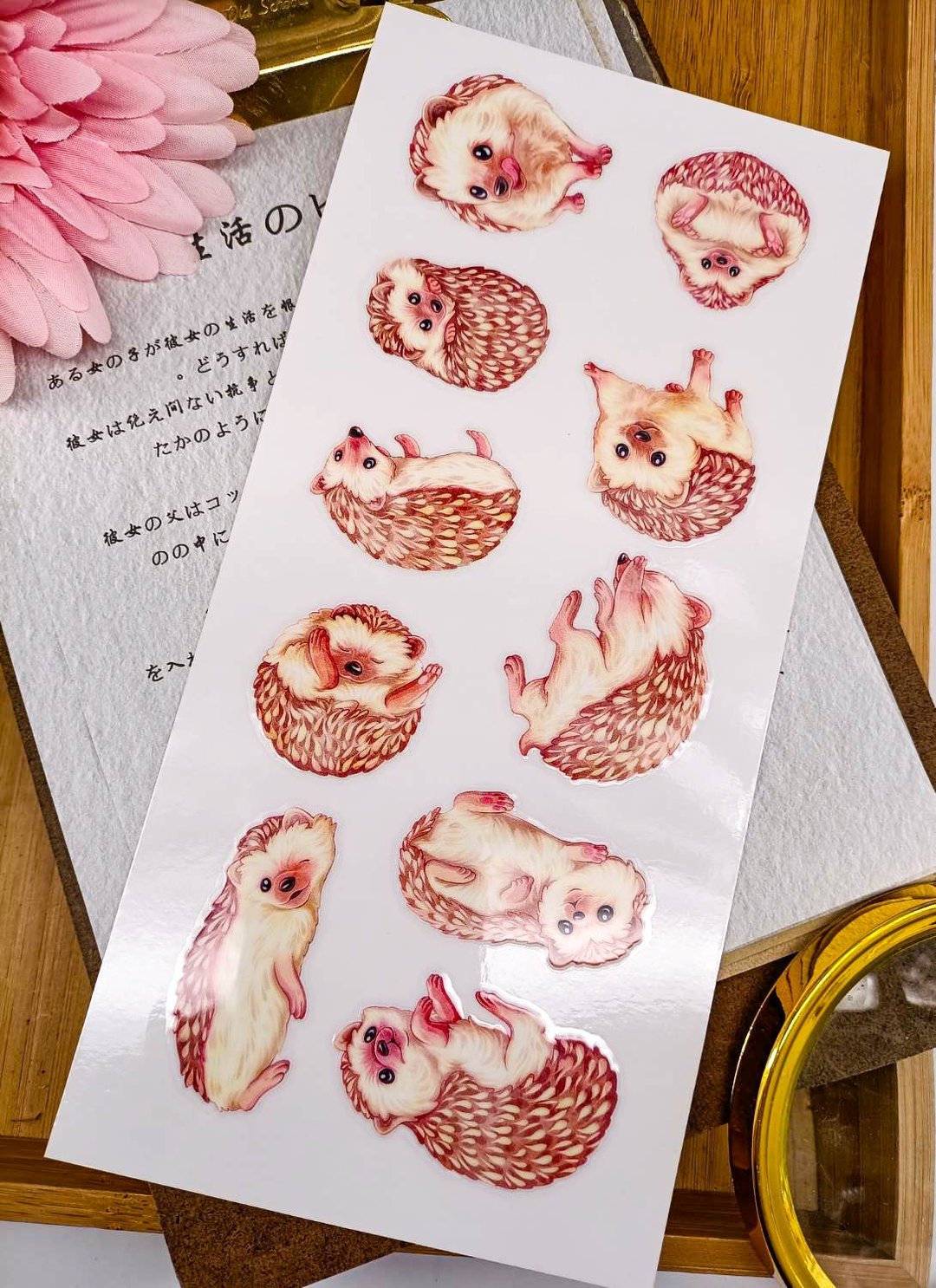 5K070-04_五口美-乾式轉印貼紙_ I am pretty Transfer Stickers - 贴纸 - 其他材质 多色