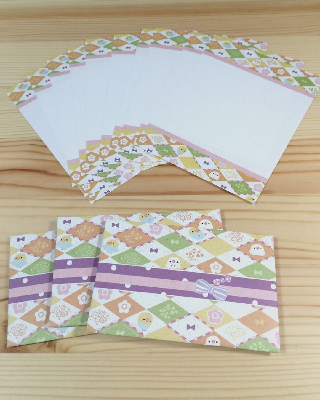 mini letter set - 便条纸/标签贴 - 纸 多色