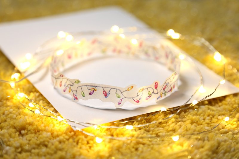 OURS String Lights 纸胶带 by Hank 汉克 - 纸胶带 - 纸 白色