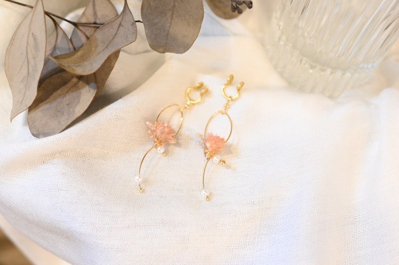 平凡的温柔 - 2款 - 耳环/耳夹 - 其他材质 多色