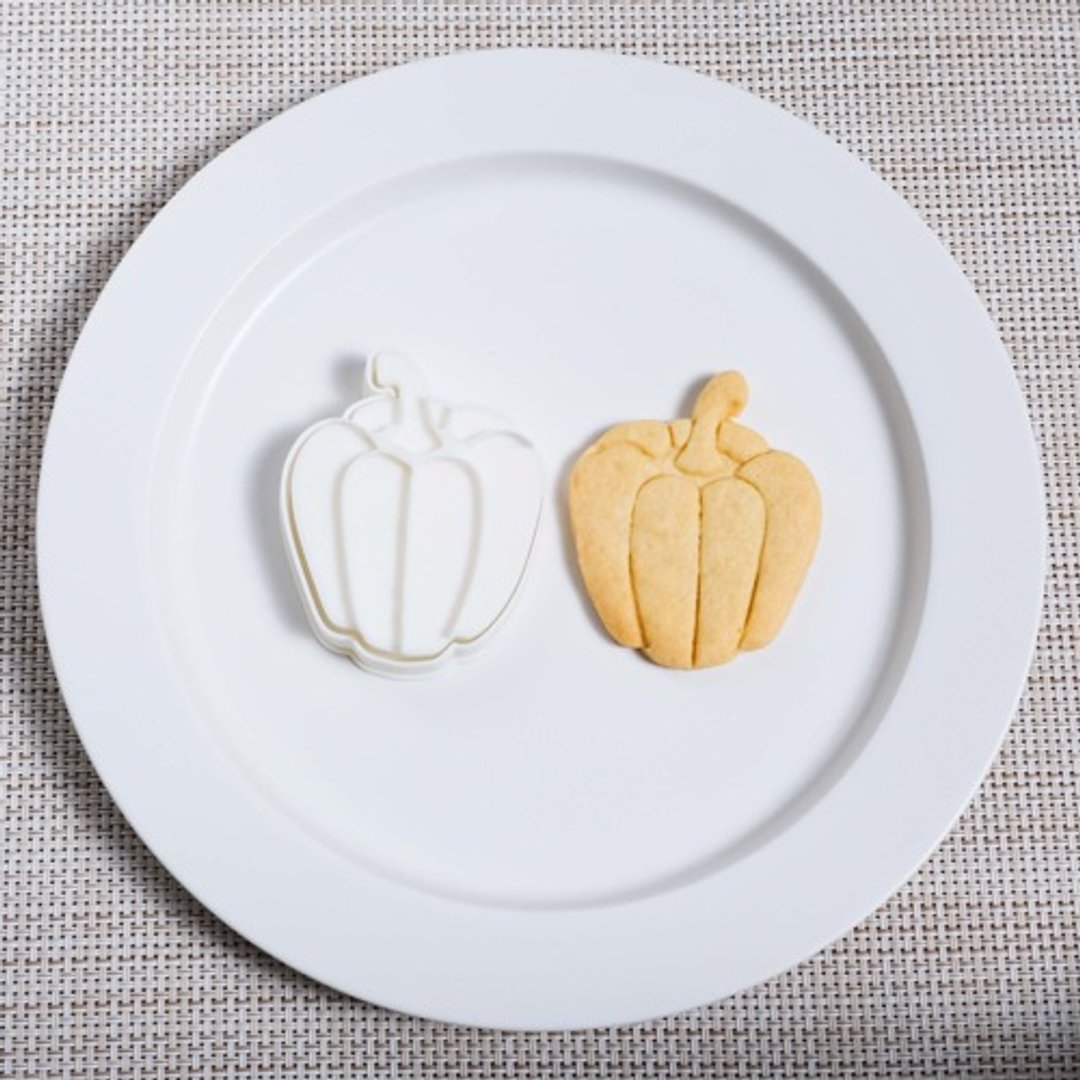 Bell pepper / paprika __ cookie cutter cookie type - 厨房用具 - 塑料 
