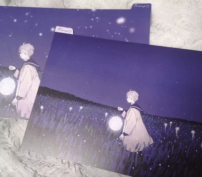 薰衣草 下敷き 書寫墊板 底墊 書籤 手帳工具 筆記本內襯 - 笔记本/手帐 - 其他材质 紫色